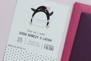 zaproszenia slubne papierowagruszka warszawa zaproszenie urodzinowe baletnica pingwin 3 300x200 - 5 -