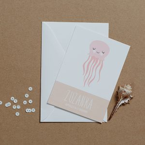 zaproszenia slubne papierowagruszka warszawa zaproszenie urodzinowe meduza 300x300 - KARTKI OKOLICZNOŚCIOWE -