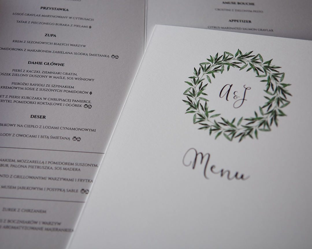 menu, weselne, menuweselne, menuslubne, slubne, ślubne, minimalityczne, proste, eleganckie, agata+jaceek